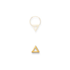 Gold-Classics Triangel-Fournitur 750 Gelbgold poliert - 1198.02073/0002