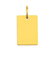 Gold-Plakette 750 Gelbgold poliert – 1155.06245/0001