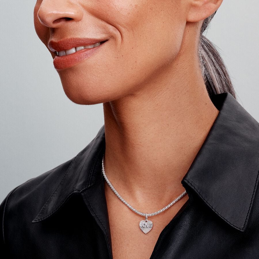 Gravierbarer Love-Herz Charm-Anhänger - 793604C01