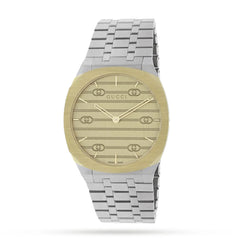 Gucci 25H Zweifarbig 34 mm Damenuhr - YA163403