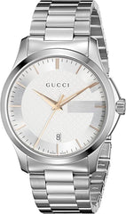 Gucci YA126442 – Elegante Schweizer Luxusarmbanduhr aus Edelstahl mit Saphirglas