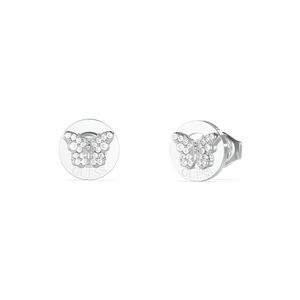 Guess Borboleta Ohrstecker Silber Edelstahl