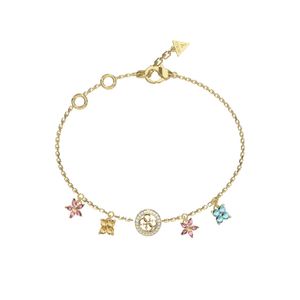 Guess Charm Armband Secret Garden Gold Damen