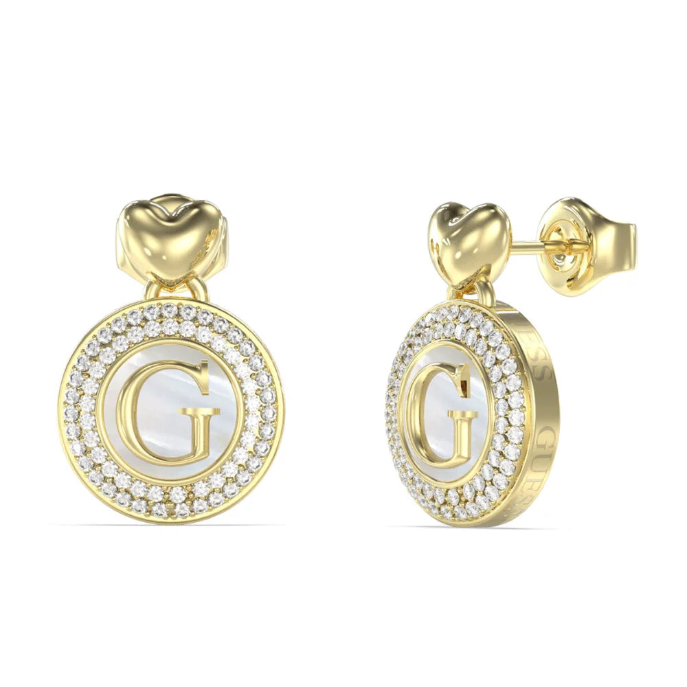 Guess G Talisman Ohrstecker Gold Edelstahl - JUBE06203JWYGT-U