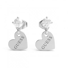 Guess Heart To Heart Ohrstecker - JUBE01083JWRHT-U