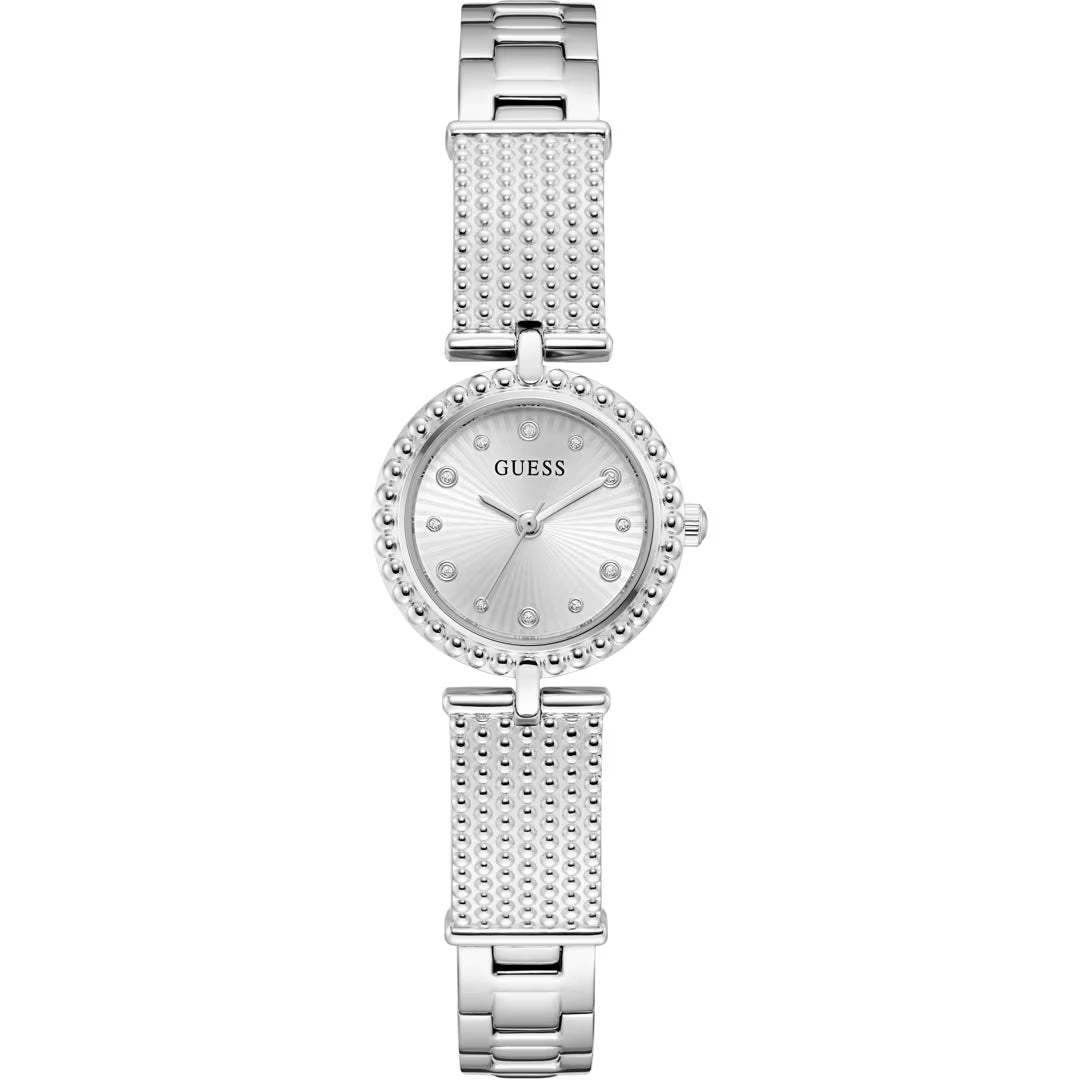 Guess Holly Silber Edelstahl Damenuhr - GW1017L1