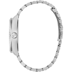 Guess Jaden Date Silber Blau Herren Uhr