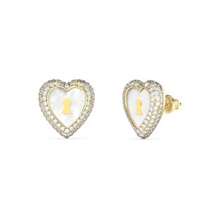 Guess Love Bites Ohrstecker Gold Edelstahl