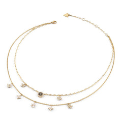 Guess Secret Garden Halskette Gold Edelstahl - JUBN06028JWYGT-U