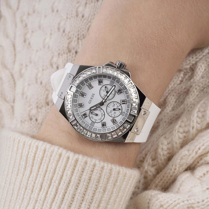 GUESS Venus Weiss Damenuhr - GW0118L3