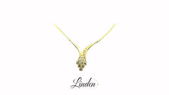 Halskette 750 Gelbgold Diamant ca. 45 cm