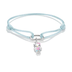 Hello Kitty Textilarmband Hellblau mit Charm – Connect – A2244-M07-1-L24V