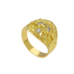 Herrenring 18 Karat Gold – 750 Goldring für Männer - 081873