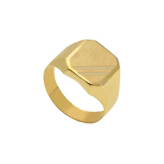 Bague homme en or 18 carats – Bague en or 750 pour homme - 173823