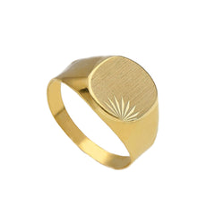 Herrenring 18 Karat Gold – 750 Goldring für Männer - 173840