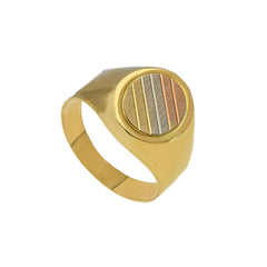 Herrenring 18 Karat Gold – 750 Goldring für Männer - 188041