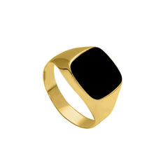 Bague homme en or 18 carats – Bague en or 750 pour homme - 190327