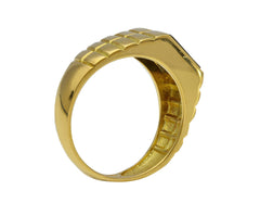 Herrenring 18 Karat Gold – 750 Goldring für Männer - 204088