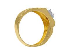 Herrenring 18 Karat Gold – 750 Goldring für Männer - 209294
