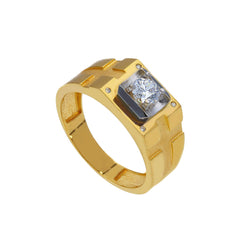 Herrenring 18 Karat Gold – 750 Goldring für Männer - 209294