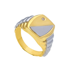 Herrenring 18 Karat Gold – 750 Goldring für Männer - 230392