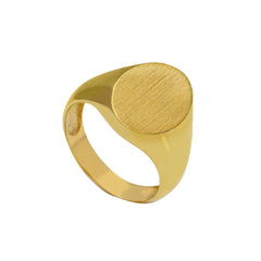 Herrenring 18 Karat Gold – 750 Goldring für Männer - 243021