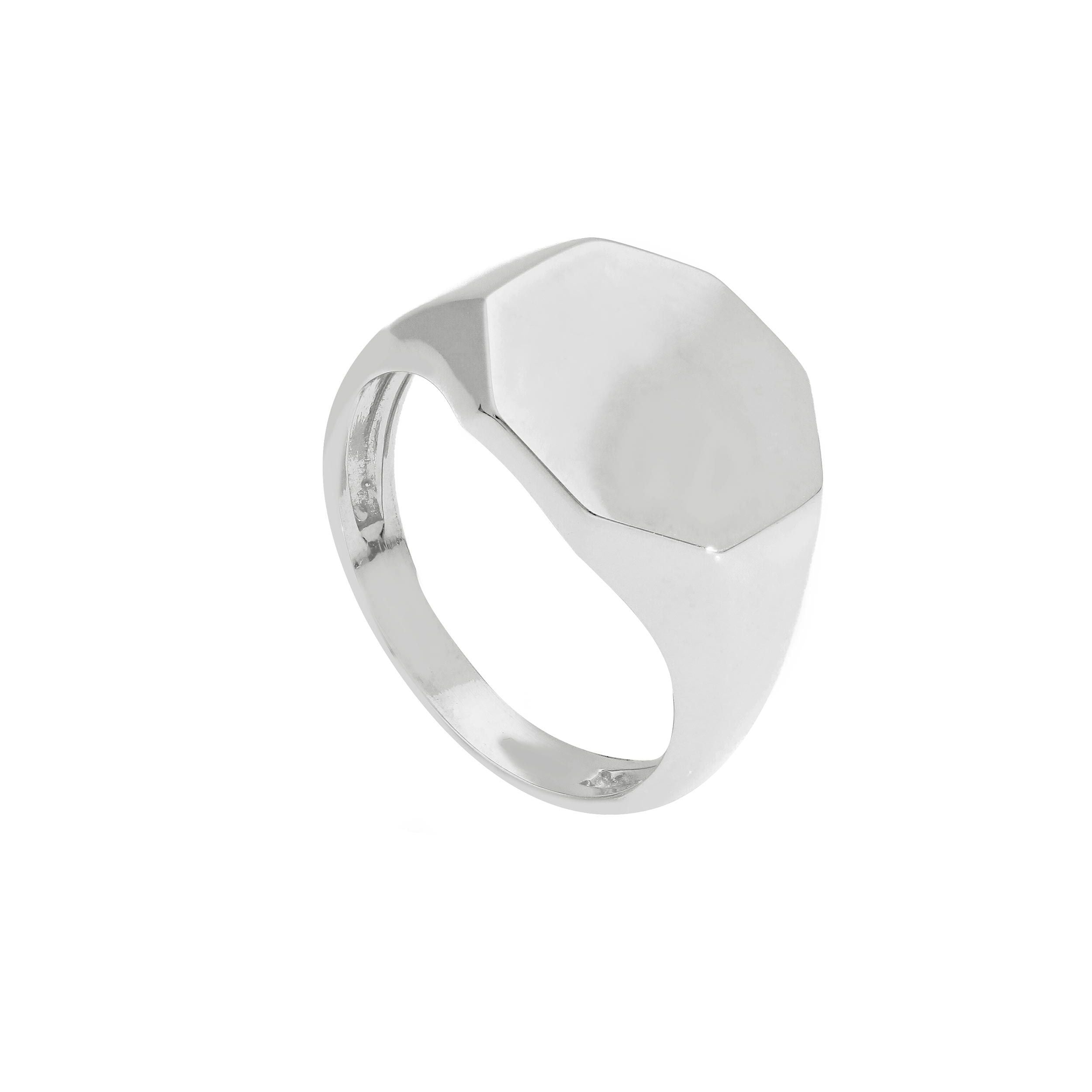 Herrenring 18 Karat Gold - 750 Goldring für Männer - 256078