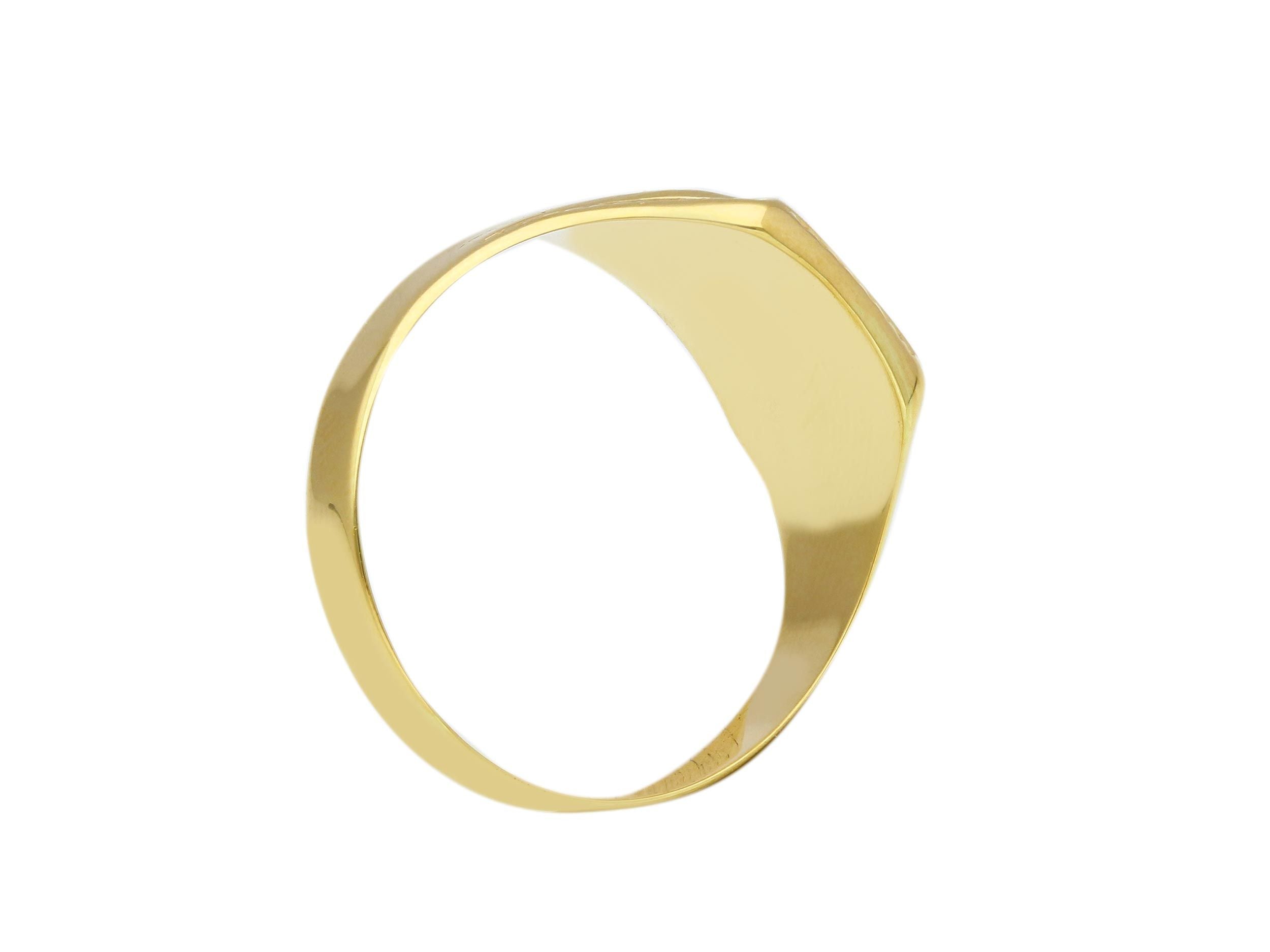 Herrenring 18 Karat Gold – 750 Goldring für Männer - 267774