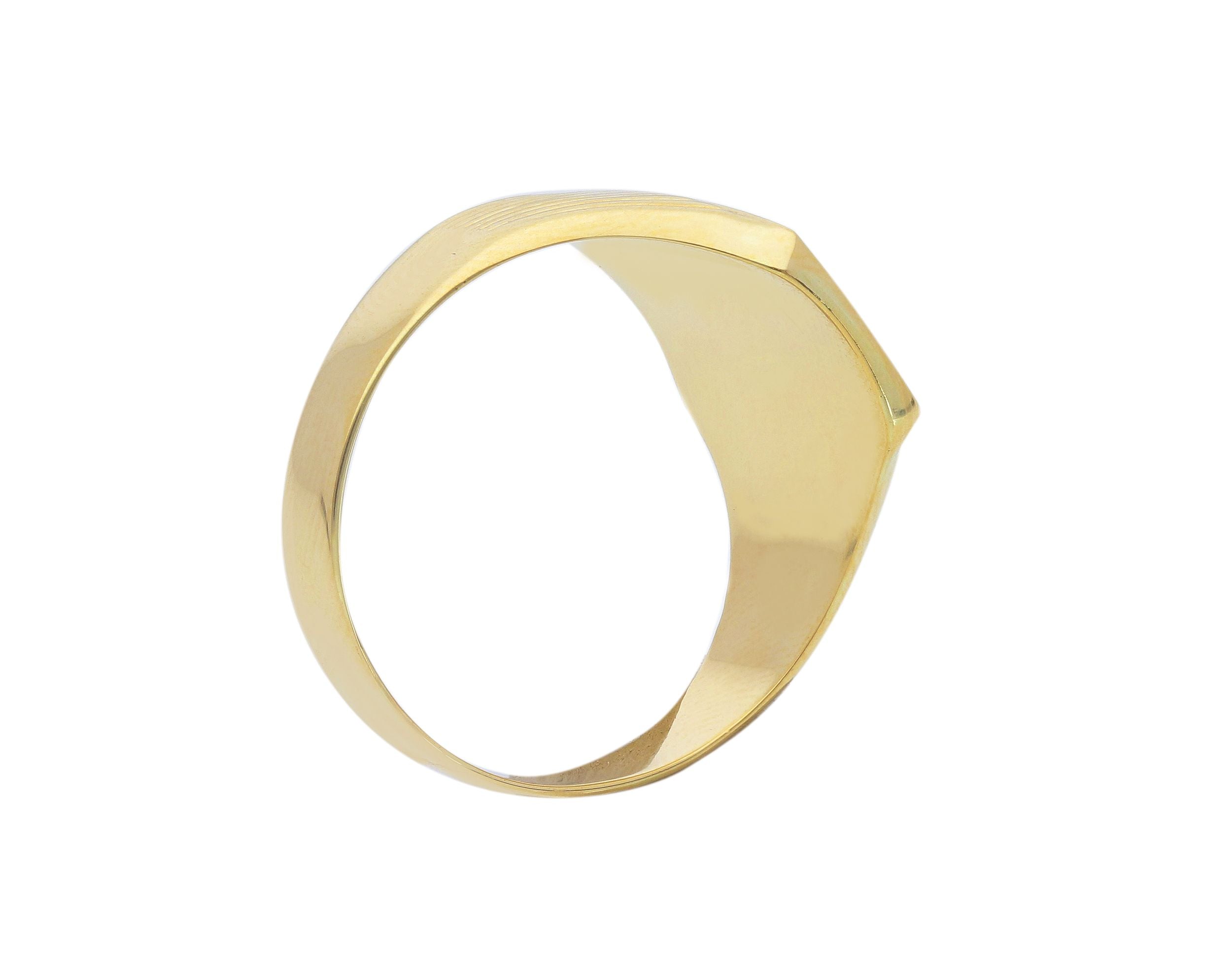 Herrenring 18 Karat Gold – 750 Goldring für Männer - 268200