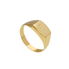 Herrenring 18 Karat Gold – 750 Goldring für Männer - 273507