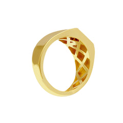 Herrenring 18 Karat Gold – 750 Goldring für Männer - 277726