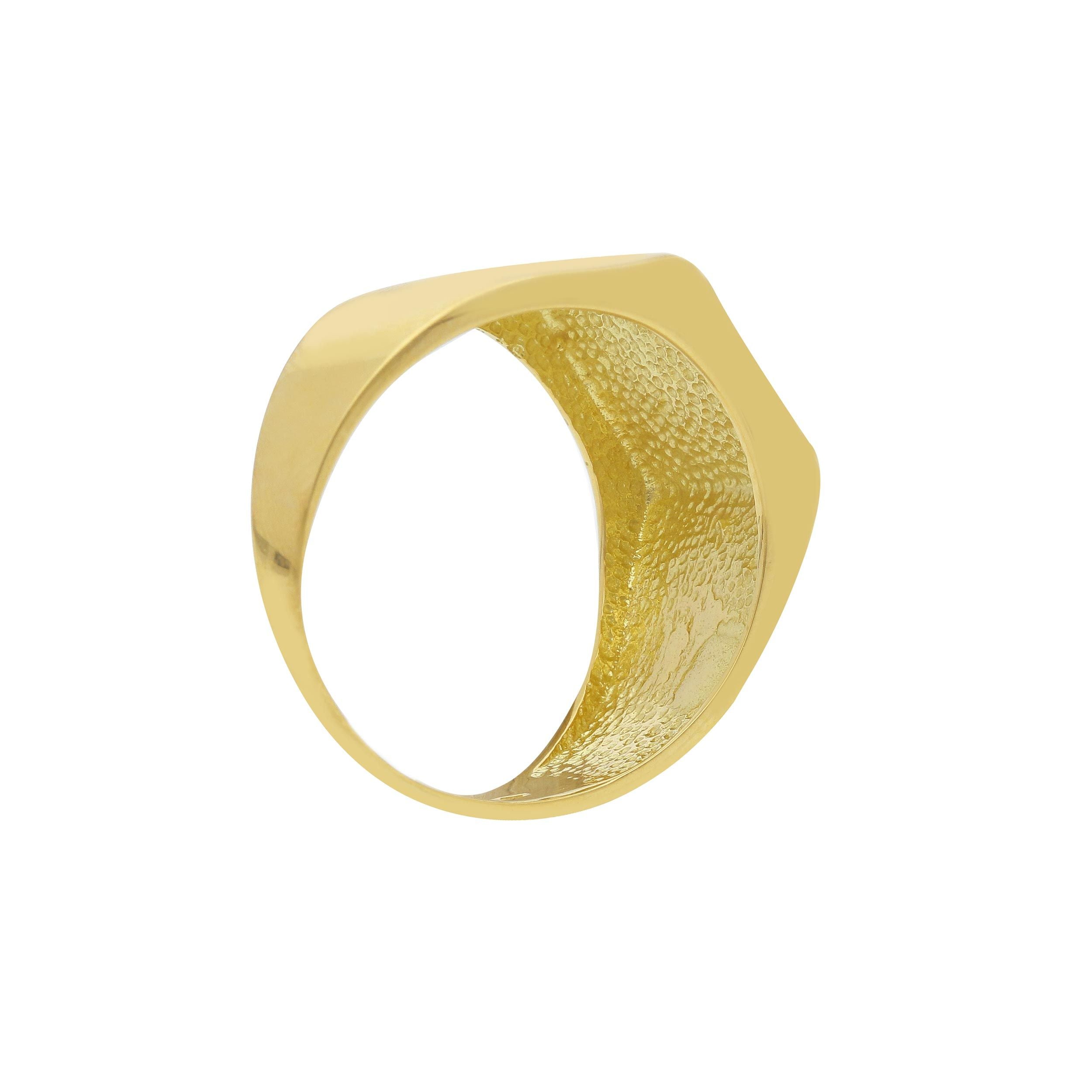 Herrenring 18 Karat Gold – 750 Goldring für Männer - 279462