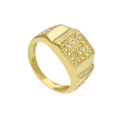 Herrenring 18 Karat Gold – 750 Goldring für Männer  - 281704