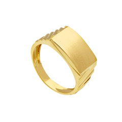 Herrenring 18 Karat Gold – 750 Goldring für Männer - 283544