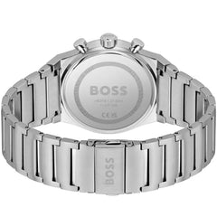 Hugo Boss Candor Chrono Silbrig / Blau Herrenuhr - 1514250