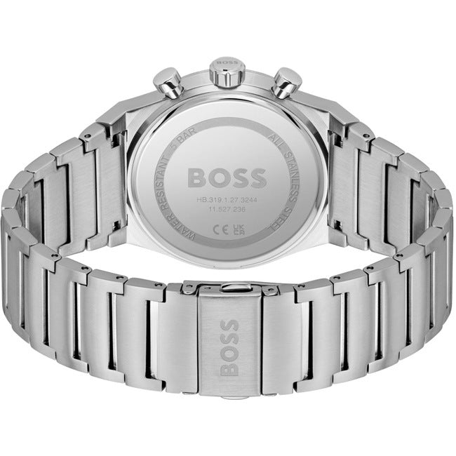 Hugo Boss Candor Chrono Silbrig / Grau Herrenuhr - 1514221