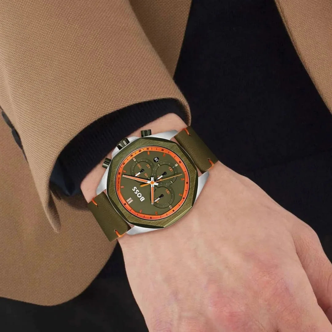 Hugo Boss Chronograph 45 MM Herrenuhr - HB1514018