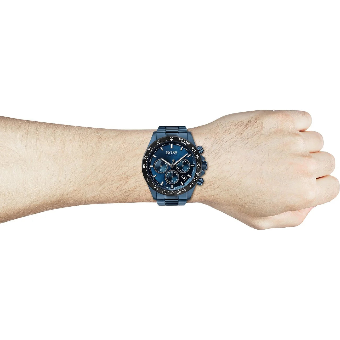Hugo Boss Chronograph Herrenuhr in Blau - HB1513758