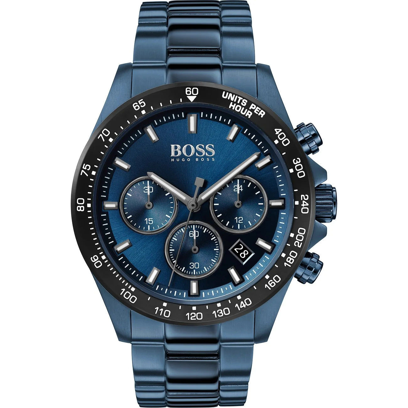 Hugo Boss Chronograph Herrenuhr in Blau - HB1513758