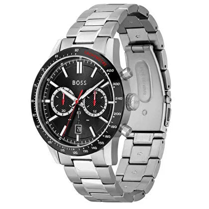 Hugo Boss Chronograph 44 MM Silbrig Herrenuhr - HB1513922