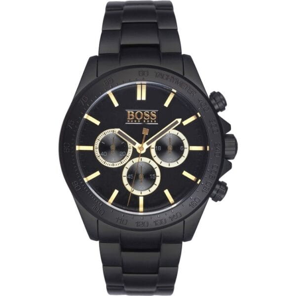 Hugo Boss Chronograph Ikon Schwarz Herrenuhr - HB1513278