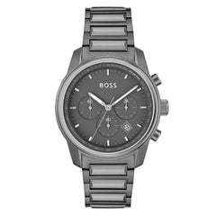 Hugo Boss Chronograph Herrenuhr in Grau HB1514005 | Herrenuhren Kaufen