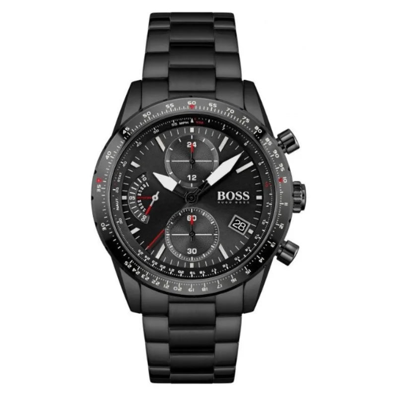 Hugo Boss Herrenuhr Chronograph in Schwarz - HB1513854