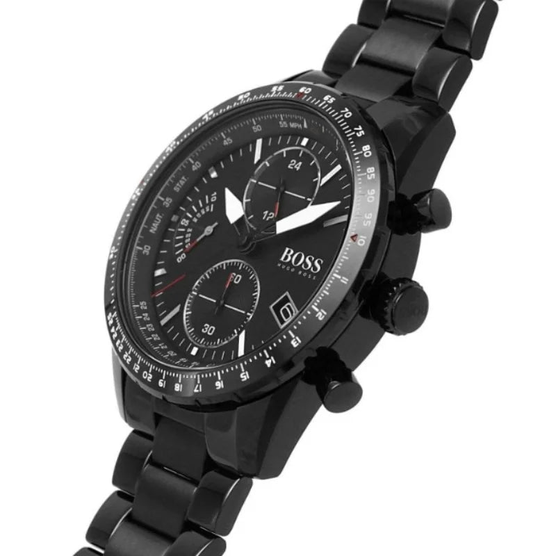 Hugo Boss Herrenuhr Chronograph in Schwarz - HB1513854