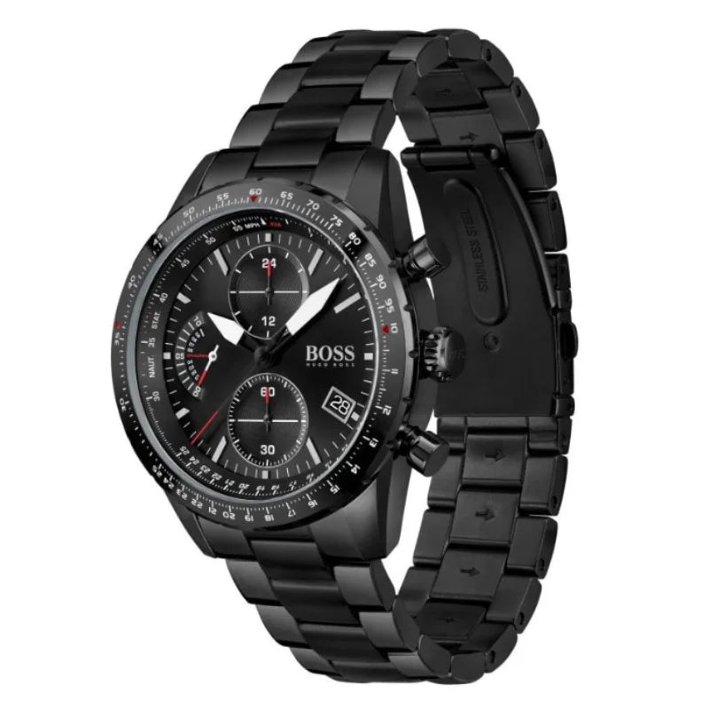 Hugo Boss Herrenuhr Chronograph in Schwarz - HB1513854