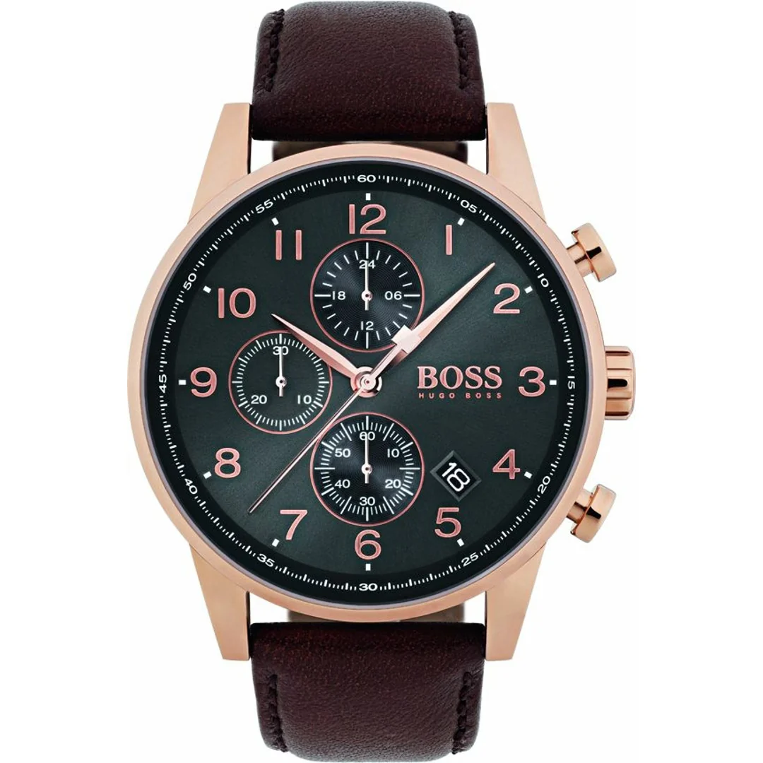 Hugo Boss Navigator Chronograph 44mm Herrenuhr - HB1513496