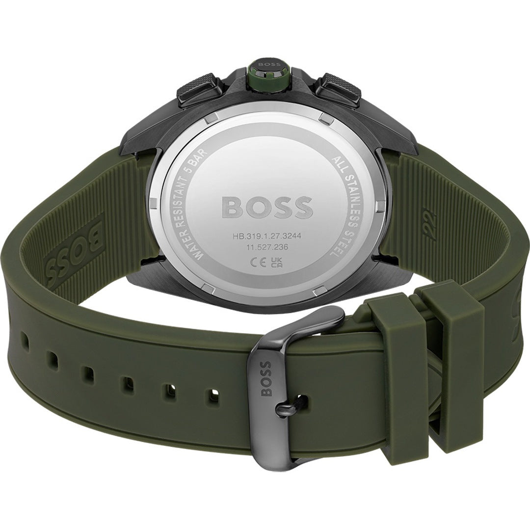 Hugo Boss Volane Chronograph 44mm Uhr Grau Grün