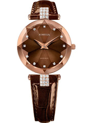 Jowissa Facet Strass Schweizer Damenuhr - J5.625.M
