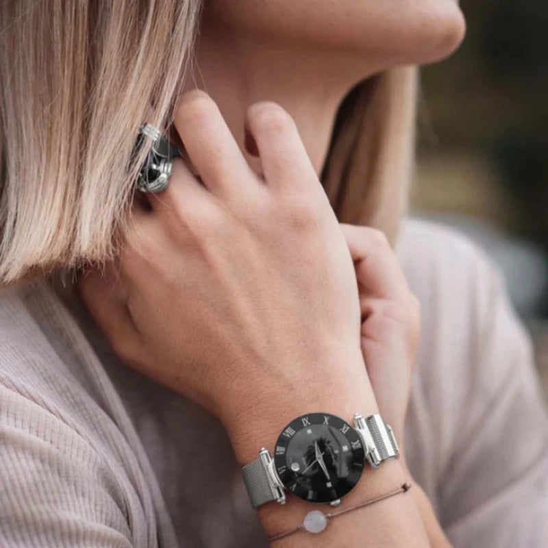 Jacques Du Manoir Coupole Mesh 33 MM Damenuhr - RCM.45