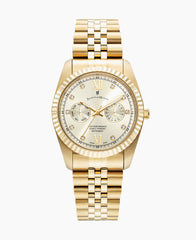 Jacques du Manoir Inspiration Damenuhr Gold 36,5 mm